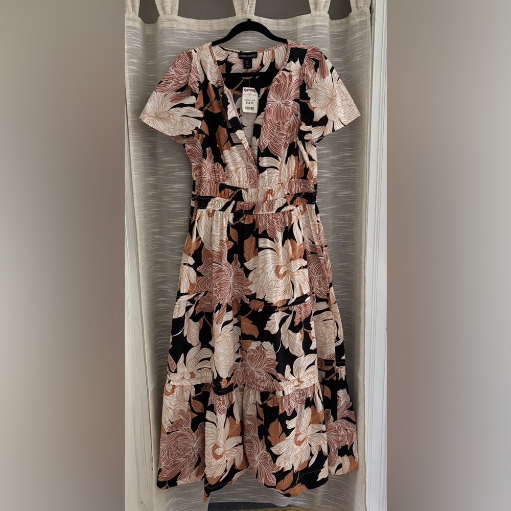Floral V-Neck Dress